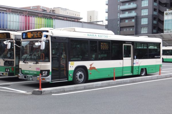 2019年9月に導入された一般路線バス（いすゞエルガ）